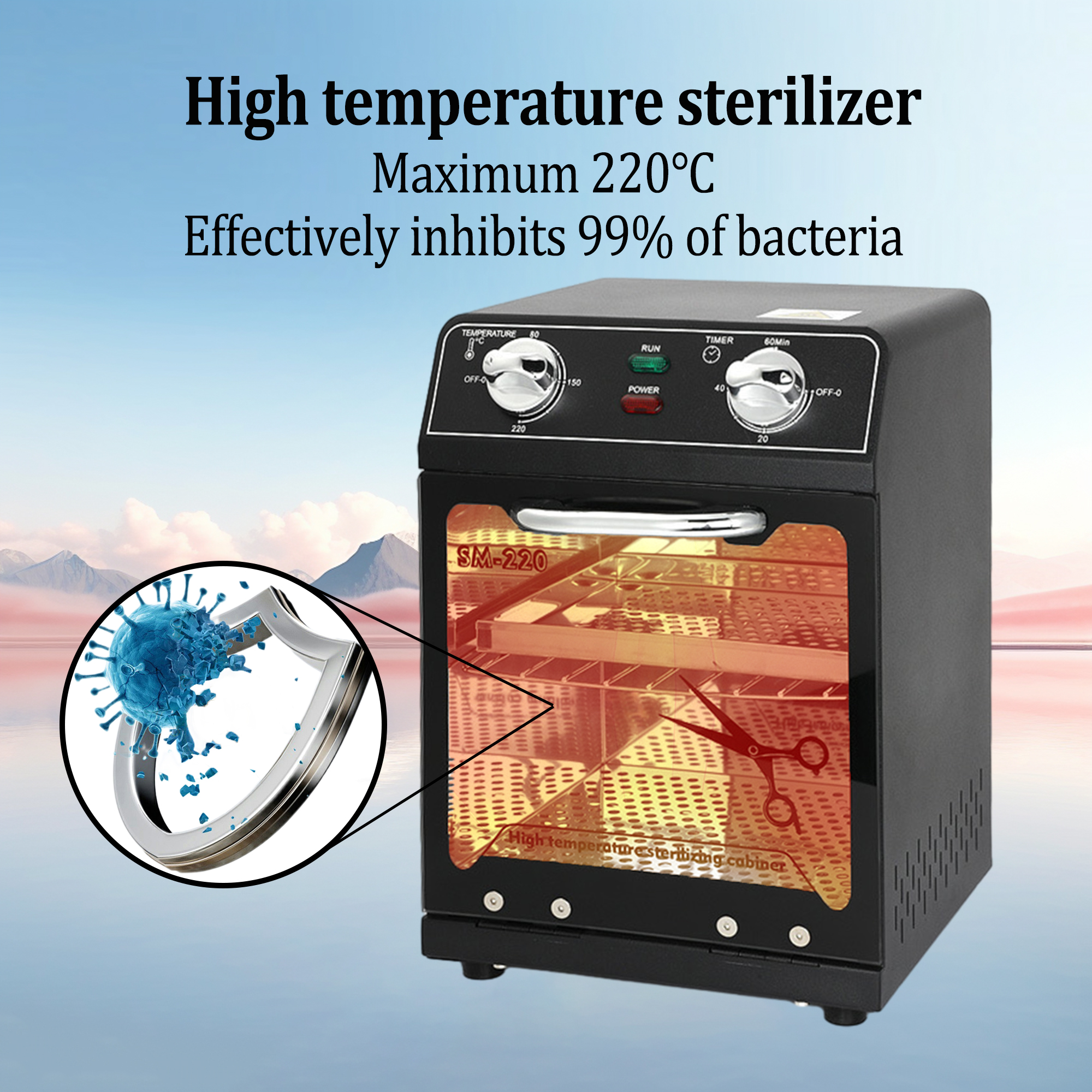 High Temperature Sterilizer Max 220°C - Image 2