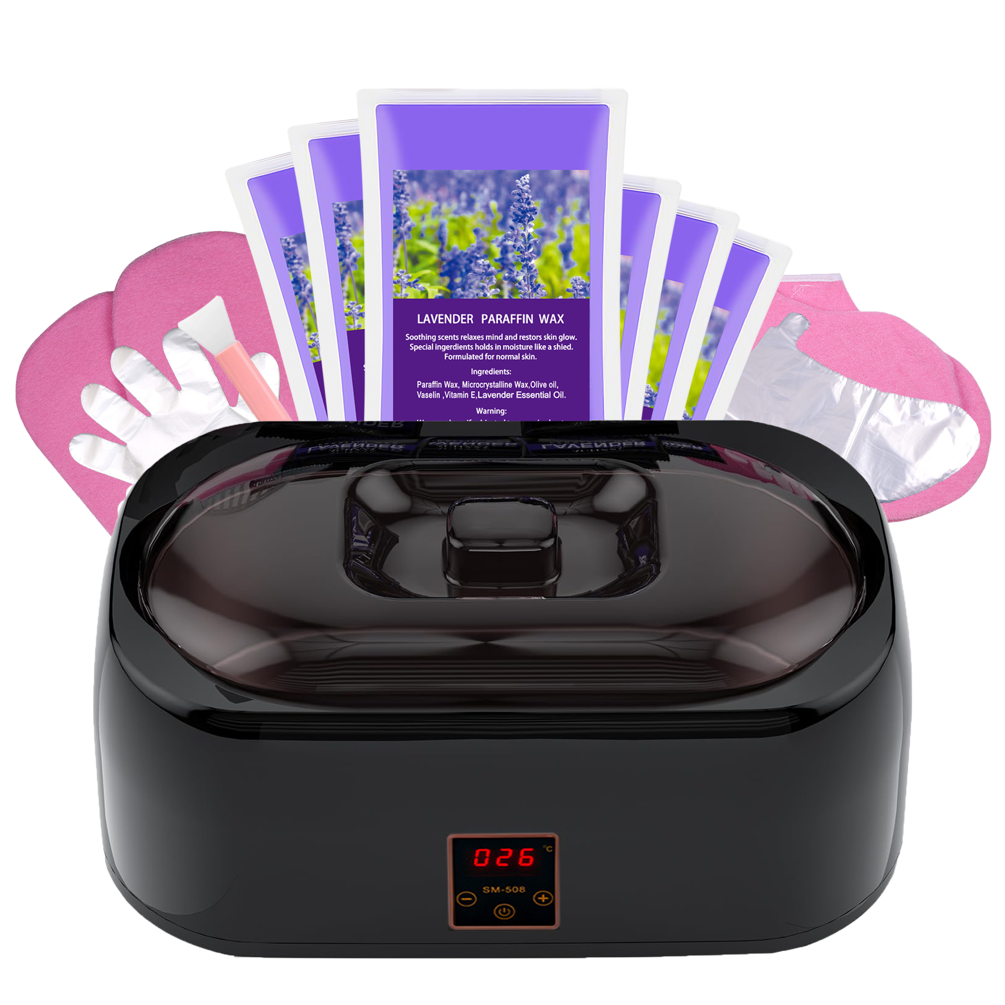 paraffin wax warmer kit black