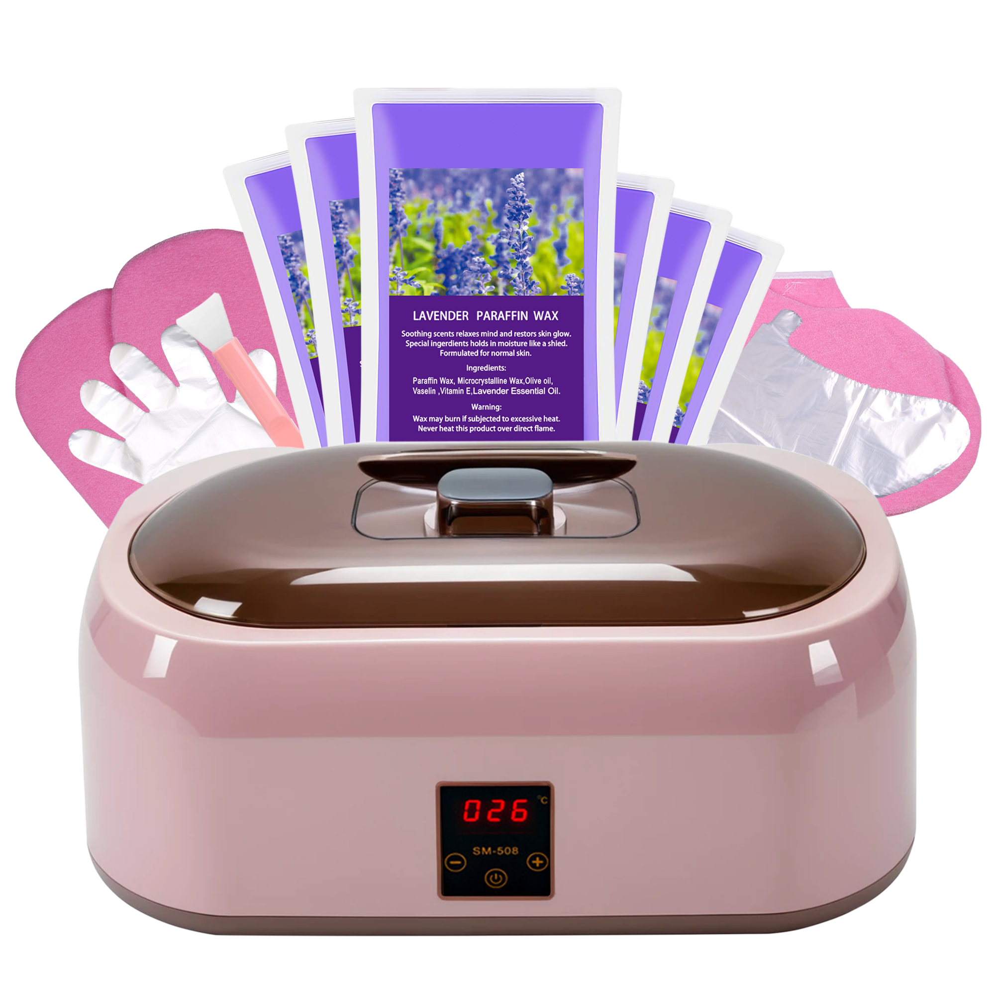 paraffin wax warmer kit brown