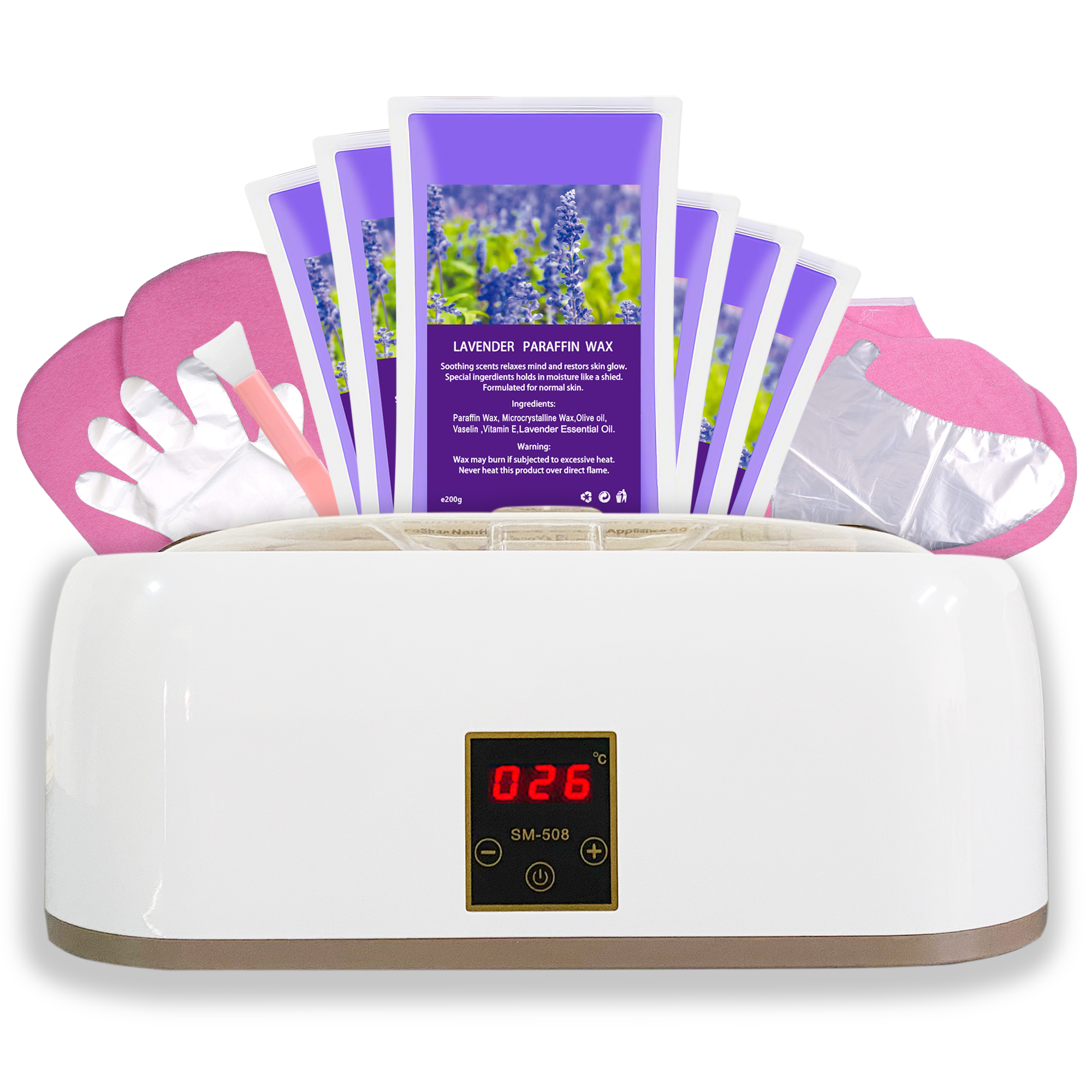 paraffin wax warmer kit white