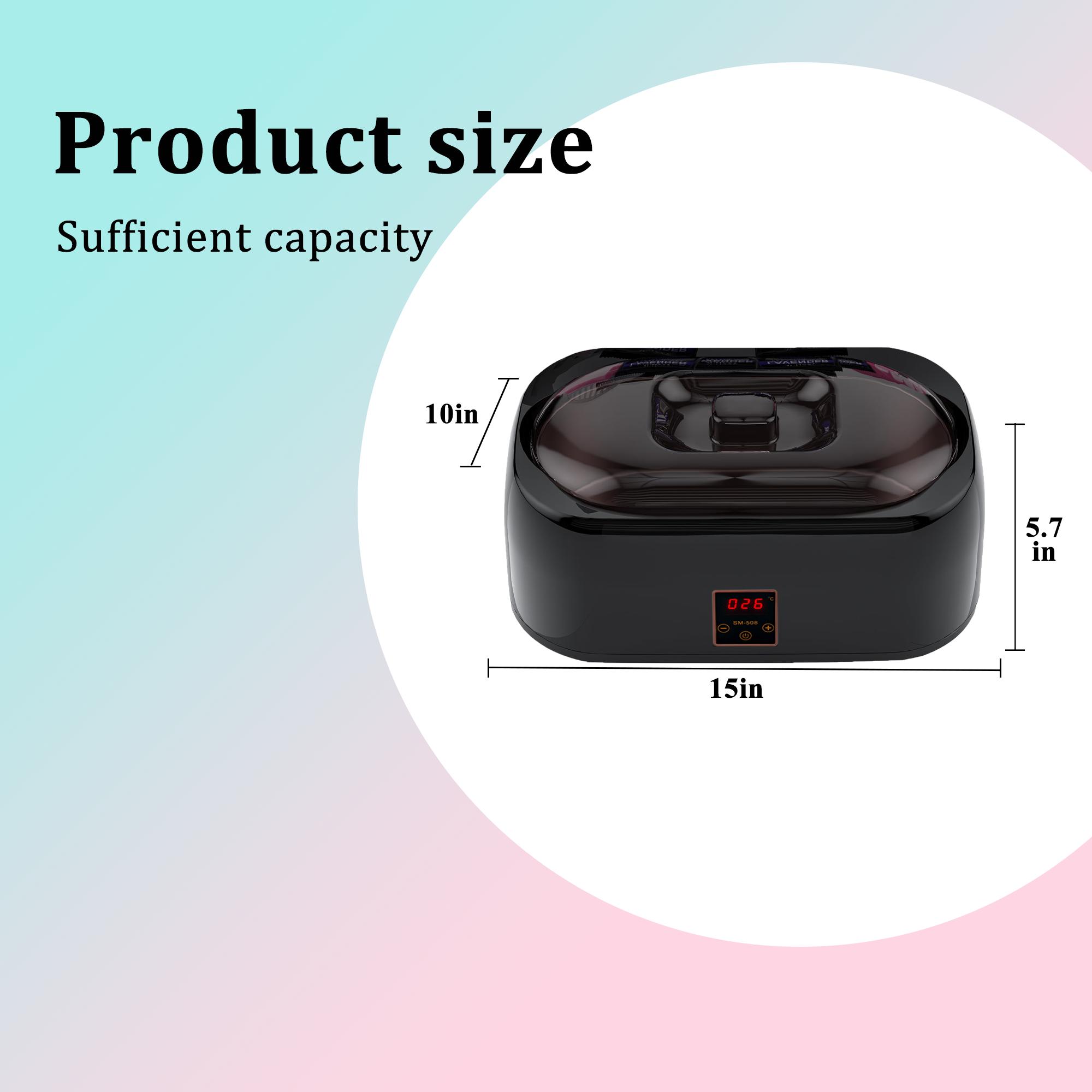 Paraffin Wax Warmer Kit Black - Image 3